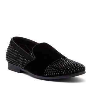 Steve Madden Clarity  Embellished Smoking Slipper